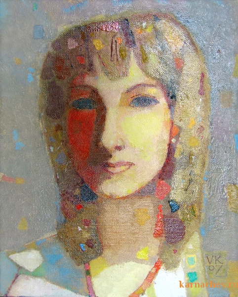 Оксана  х.м. 40 х 32  - 2007 г.